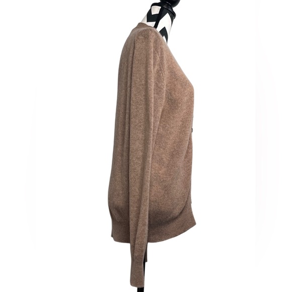 KHAITE Amelia Camel 100% Cashmere Sz S Cardigan - Picture 7 of 15